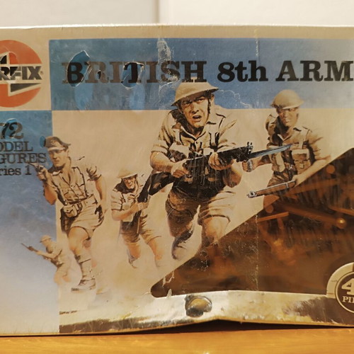 Airfix British 8th Army 1:72 Model Figures sealed, like new