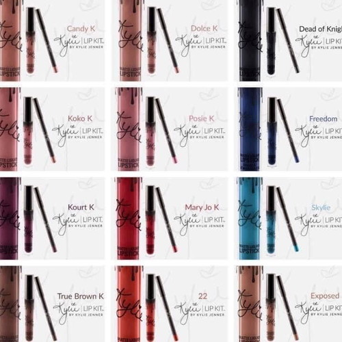Lipstick and pencil set new with matte effect in 12 colors