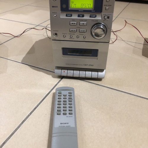 Sony collectible mini stereo used, partially functional