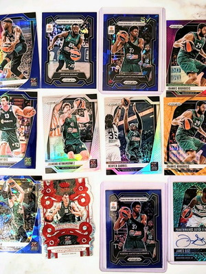 Panathinaikos cards lot of 11 with autograph new