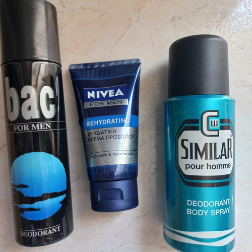 Bac For Men, Similar Pour Homme, Nivea For Men vintage grooming set