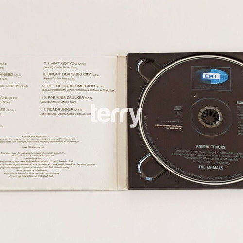 Animal Tracks CD used, blues
