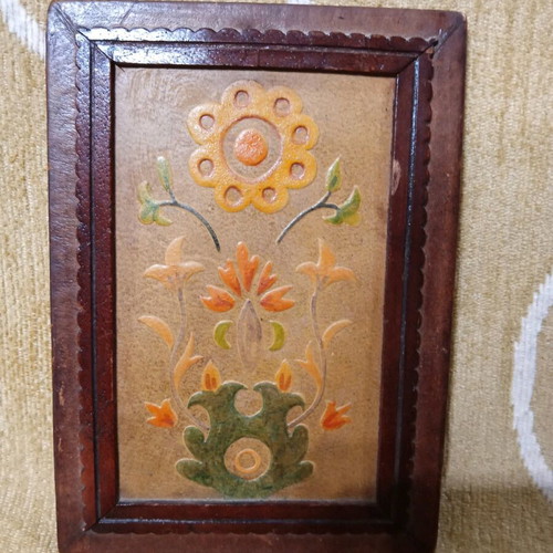 Leather frames like new, 12x17 cm, set of 2