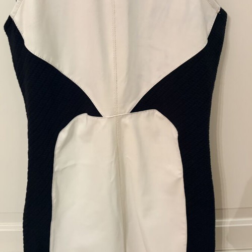 Bodycon dress Zara with faux leather front size S like new