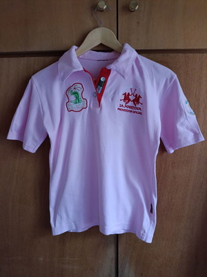 La Martina pink polo shirt for girls 14 years used