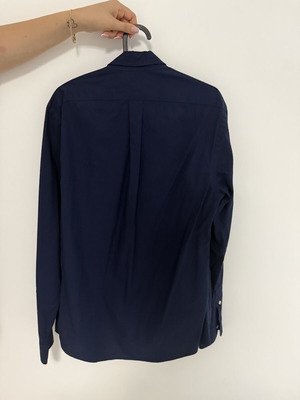 Ralph Lauren Blue Black Shirt Size Small Slim Fit Like New