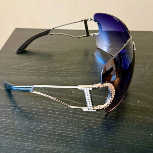 Dior women's sunglasses, blue and purple