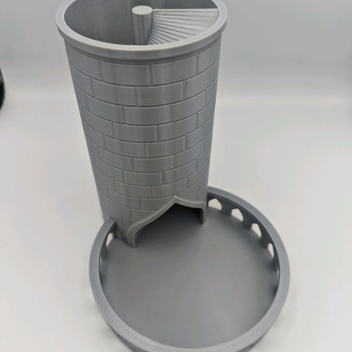 Dice tower new, 3d printed from esun pla+ material