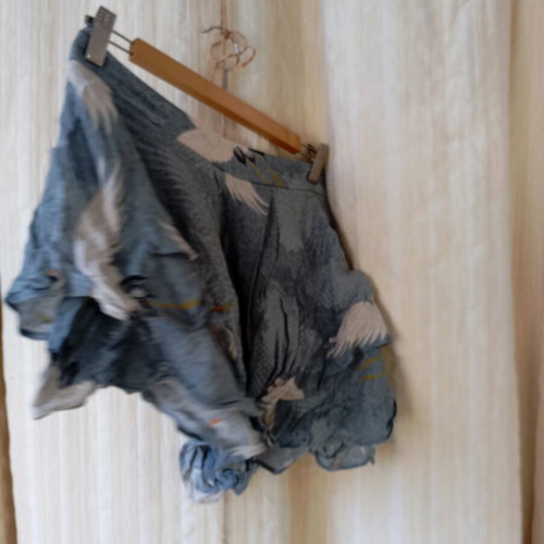Zara shorts like new, airy, size M, gray and blue