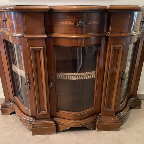 Classic Baroque Sideboard Console with Marquetry used