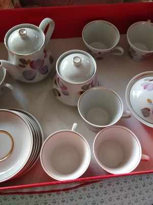 Vintage porcelain tea set