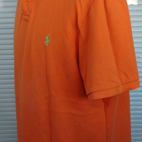 Polo Ralph Lauren Orange Custom Fit Short Sleeve Polo Shirt XL