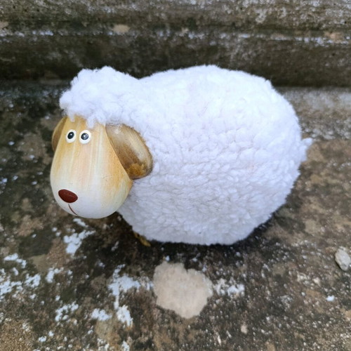 Ceramic decorative sheep new, set of 3 pieces