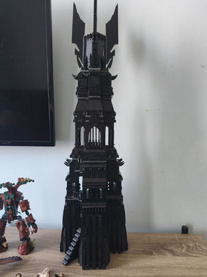 Lego Lord of the Rings The Tower of Orthanc 10237 употребяван комплект с липсващи части