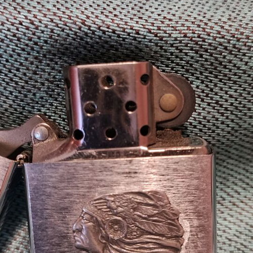 Zippo lighter vintage Apache style used