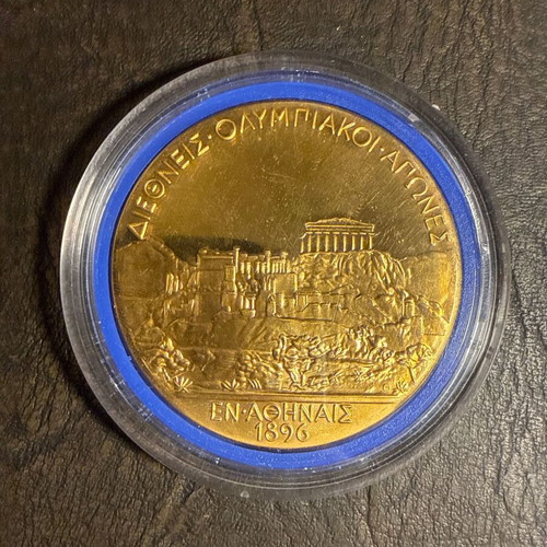 Collectible commemorative medal Athens 1896 Olympic Games new