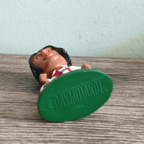 Giovanni Olympiacos Miniature Figure like new, 1999-2000 Puma Aspis jersey