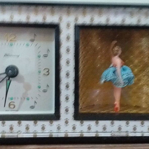 Blessing clock with ballerina used