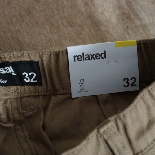 Sinsay men's beige pants size M new