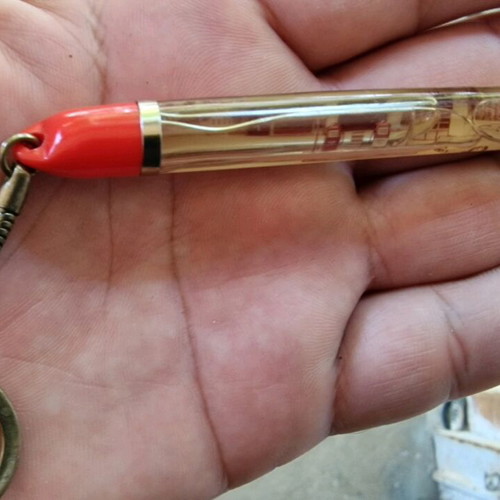Mobil collectible keychain used