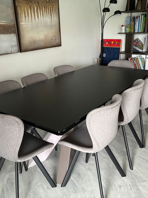 Τραπεζαρία Bonaldo Big Table σαν καινούργια με 8 καρέκλες
