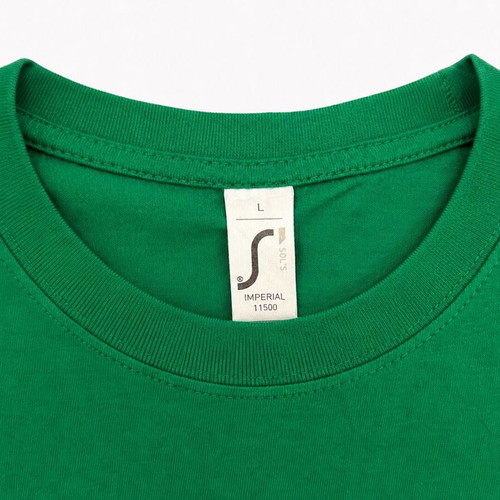 Sol's green short-sleeve T-shirt size L like new with humorous design