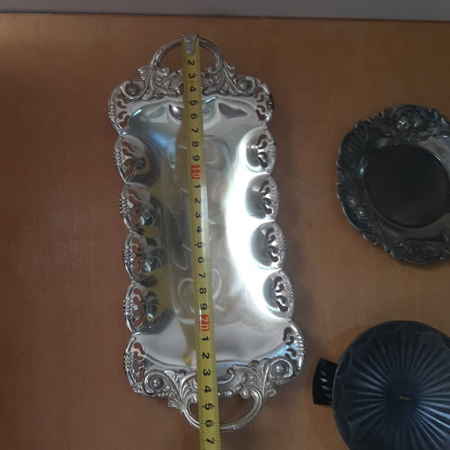 Vintage decorative items used, pack with W.Germany candle holder