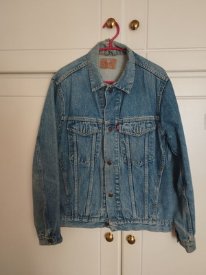 Levi's denim jacket used, size S, blue
