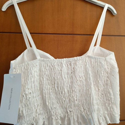 Summer top new white with guipure lace