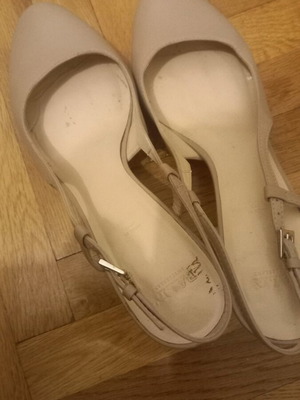 Bally slingback 40 νούμερο μπεζ χρωμα