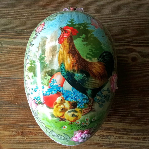 Large paper Easter egg 25 cm like new