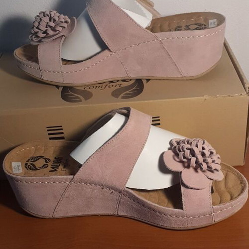 Mubb Comfort leather suede sandals size 40 new