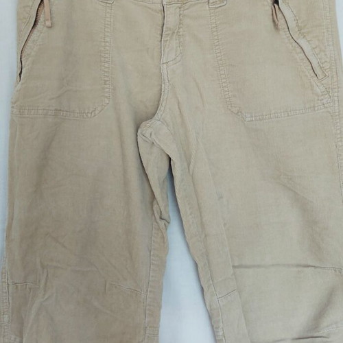 Aeropostale women's denim bermuda shorts, Sahara color, adjustable legs
