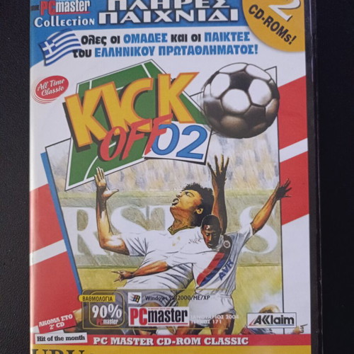 Kick Off 02 PC game used in very good condition