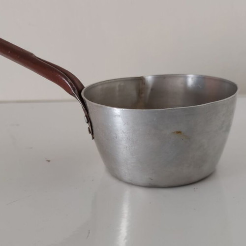 Vintage aluminum kitchenware set used, 2 pieces