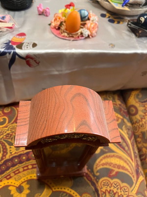 Collectible tabletop clock used, decorative
