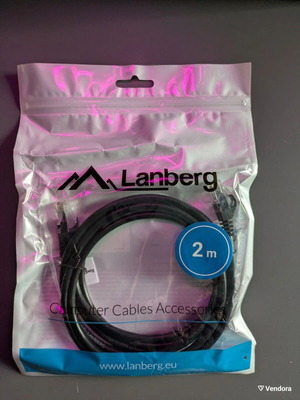 Καλώδιο δικτύου Lanberg Ethernet CAT6 2μ καινούριο