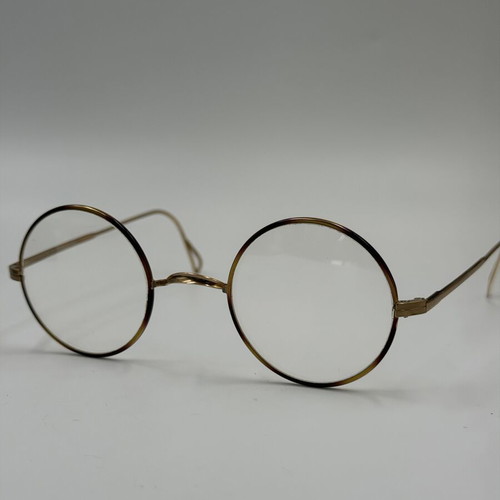Vintage OpO 800/S c.3 Laminato Oro 14KT glasses like new, made in Italy
