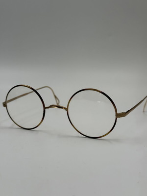 Vintage OpO 800/S c.3 Laminato Oro 14KT glasses like new, made in Italy