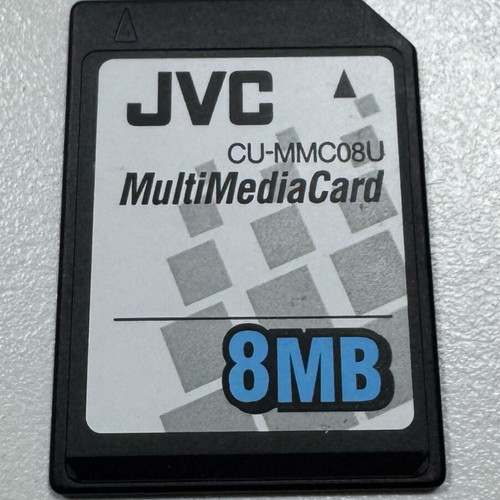 JVC MultiMedia Card 8MB like new CU-MMC08U