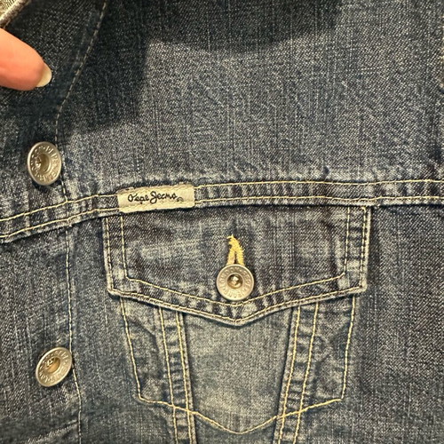 Jean jacket Pepe Jeans like new, cropped, blue, size S