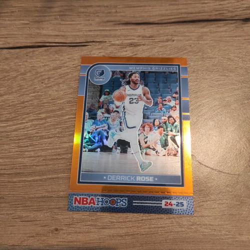 Derrick Rose 2024-25 Orange NBA Hoops card new