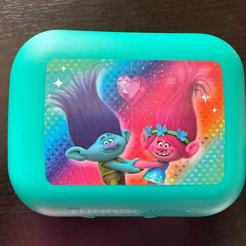 Tupperware medium Twin with Trolls new