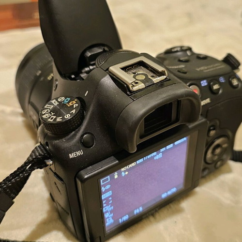 Sony a58 DSLR camera like new with 18-55 and 55-300 lenses