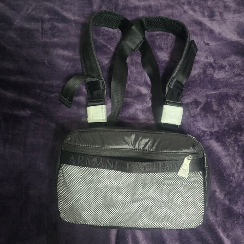 Armani Exchange backpack bag, black