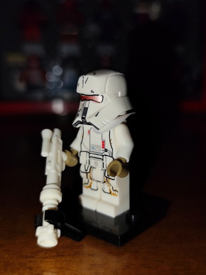 Range Trooper minifigure with stand and blaster, Lepin