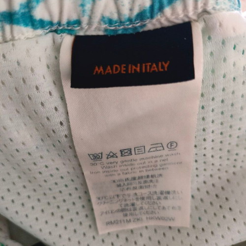 Louis Vuitton White Multicolor Pastel Monogram Swim Shorts, men's