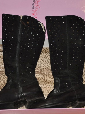 CAVALLI boots used, size 39, black