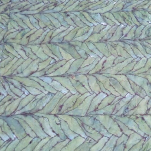 Fur rug made from fox paws, new, 300x220 cm