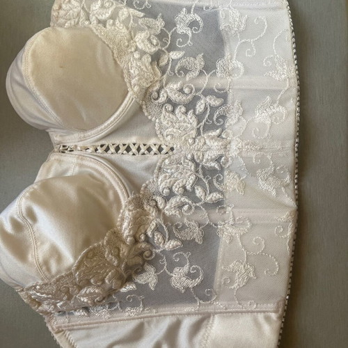 Bridal Bustier like new, small size, white